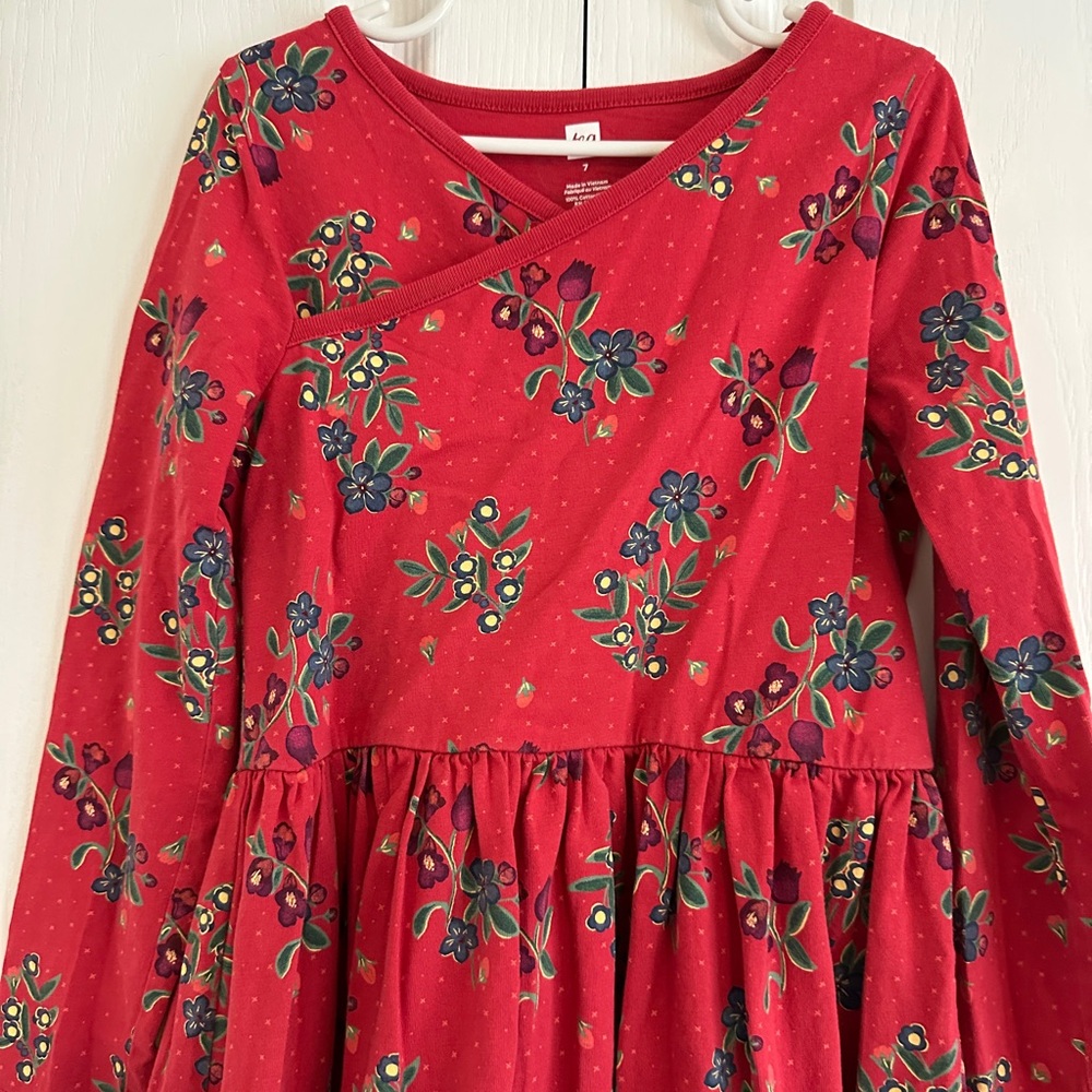 Tea Collection Wrap Neck Dress - Picture 6 of 11